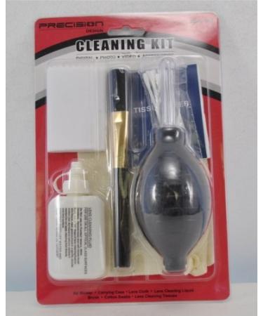Precision Design 6-Piece Camera & Lens Cleaning Kit with Air Blower, Brush, Cleaning Solution, Microfiber Cloth, Lens Tissues & Cotton Swabs Cleaning Kit Cameta Camera