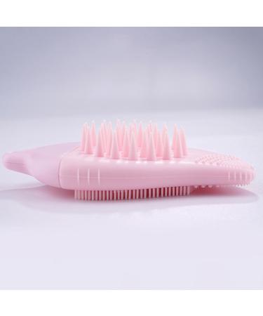 Face Wash Scrubber | Double Side Silicone Face Scrub Brush Manual Hair Scrubber Handheld Scrubber for Deep Cleaning Skin Solid Powder - Buy Online on GoSupps.com