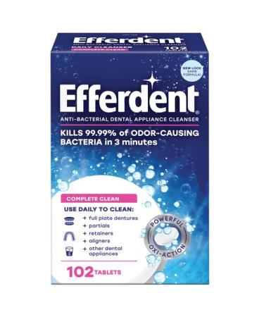 Efferdent Denture Cleaner, 90 ct