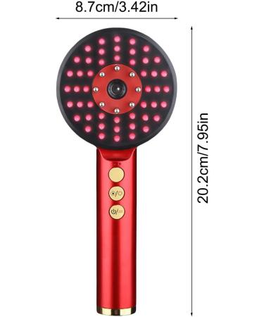 Hair Oil Applicator Scalp Massager Hair Oil Applicator Electric Massage Steam Hair Comb - Electric Massage Comb 3 Modes Hair Massage b - Buy Online on GoSupps.com