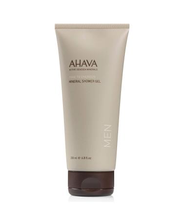 AHAVA Time To Energize Men's Mineral Shower Gel | Refreshing & Soothing Cleanser with Osmoter Aloe Vera Allantoin | 6.8 Fl Oz - Energizing Skin Care for Men - Buy Online on GoSupps.com