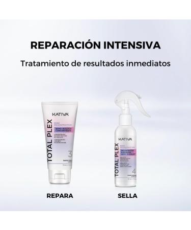 NOVA ENGEL Kativa Total Plex Reconstructing Shampoo 355 ml Intensive repair of damaged hair Shine softness and strength Professional restorative treatment with premium aroma - Buy Online on GoSupps.com