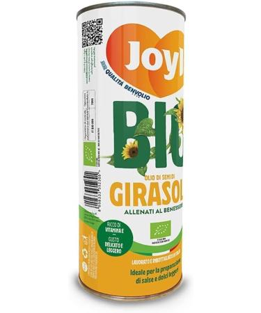 JOYL Organic Sunflower Oil - Benvolio 1938 | 900 ml - Organic Sunflower Seed Oil Rich in Vitamin E and Omega 6 Bio - Buy Online on GoSupps.com