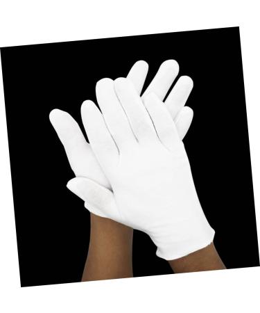 Healeved 48 Pairs White Cotton Gloves Jewelry Touching Gloves Key Hider Outdoor Washable Cotton Gloves Utility Work Gloves Mittens Tires Elastic Gloves Miss Wen Wan Labor Protection Cotton - Buy Online on GoSupps.com