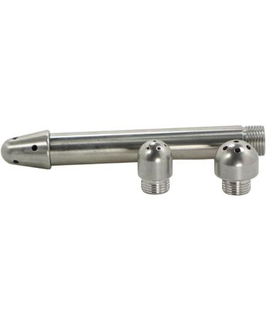 Shop Premium Stainless Steel ANALDUCHE with 3 Attachments - International Shipping Available - Buy Online on GoSupps.com