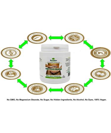 Organic Acacia Fibers - 150g - Prevents Constipation - Natural Prebiotic - Intestinal Transit - Anti-inflammatory Properties - Rebalances Microbiota - Vegan - Gluten Free - Buy Online on GoSupps.com