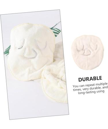 Serviette Visage Corail paisse Taille Unique Serviette Froide et Chaude pour Femmes Protection Front-Menton Usage Quotidien Bande lastique Fixe Trois Trous - Buy Online on GoSupps.com