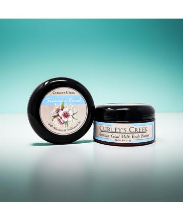 Curley's Creek Goat Milk Body Butters | Handmade Natural Skincare | Summer Crush | 8 Ounce | Allantoin & ProVitamin B5 - Buy Online on GoSupps.com