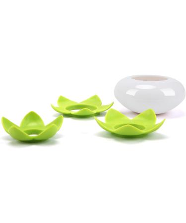 Eco-Friendly Green Cotton Swab & Toothpick Holder - Stylish Organizer for Bathroom & Cosmetics - Buy Online on GoSupps.com