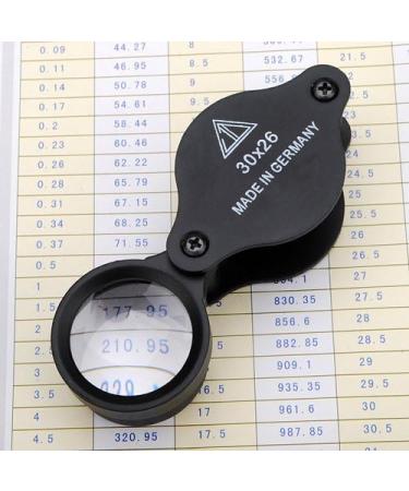 Jeweled Magnifying Glass - Jewel Magnifying Glass - Quality German 30x 26mm Jewelers Loupe Magnifying Glass (Jewel Eye Magnifying Glass) - Buy Online on GoSupps.com