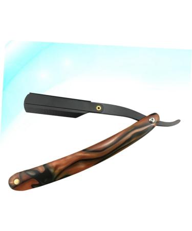 Beaupretty 3-Stainless Steel Men's Razor & Cutlery Holder | Safe Manual Eyebrow Knife with Bamboo Handle - Buy Online on GoSupps.com