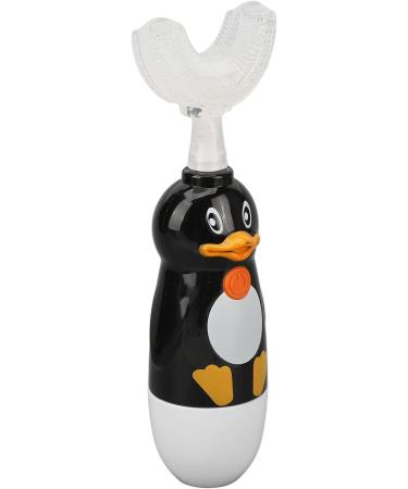 Buy U-Shaped Electric Toothbrush for Kids | Silicone Sonic Toothbrush with 3 Heads | Ages 6-12 - Black - Buy Online on GoSupps.com