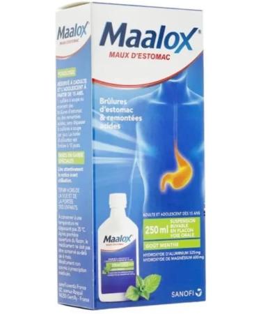 Maalox Maximum Strength Peppermint Liquid for Upset Stomach Relief - 8 oz - Buy Online on GoSupps.com