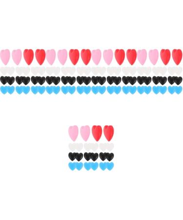 Housoutil 75 couples love non-slip ear hooks Anti-slip handles for sunglasses ear pads for glasses sunglasses ear handles Ors from glass drama skull pebble gel glasses