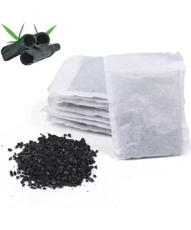 20 pieces activated carbon filter replacement professional quartz cleaning activated carbon bamboo charcoal air purification bags water cleaner burner for removing pure connections