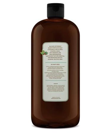 Quinn's Raw African Black Soap Organic Liquid Body and Face Wash - 32 Oz - Buy Online on GoSupps.com