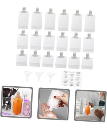 FOMIYES 5 Sets Flap Lotion Bag Shampoo Travel Container Spray Lotion Portable Spout Pouch Toiletry Lotion Pouch Dispenser Container Squeezable Bags Reusable Filling Bye Cream Clamshell - Buy Online on GoSupps.com