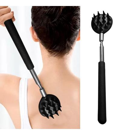Portable Telescopic Back Scratchers for Men & Women | Stainless Steel with 3 Removable Heads & Carrying Bag - Buy Online on GoSupps.com