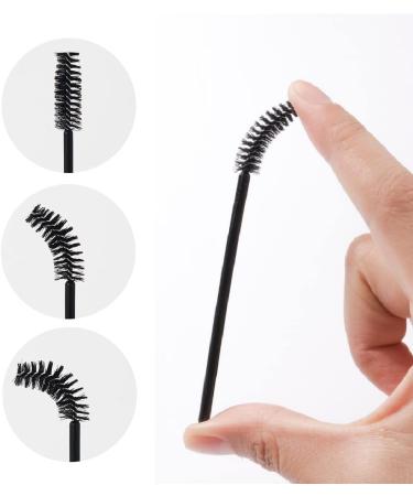 100 Pcs Disposable Mascara Wands Eyelash Brush Spoolies - Pink + Black | for Eyebrow & Lash Extension - Buy Online on GoSupps.com