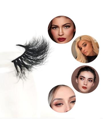 Faux Mink 5D Wispy Natural Volume Lashes Pack - 5 Pairs | Reusable Handmade Fluffy False Eyelashes - Buy Online on GoSupps.com