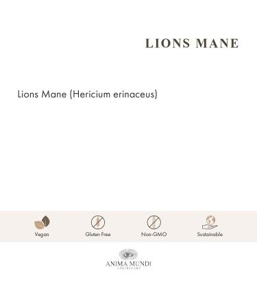 Organic Lions Mane Brain Tuner Mushroom Powder - Cognitive Support Supplement (5oz / 141g) - Buy Online on GoSupps.com