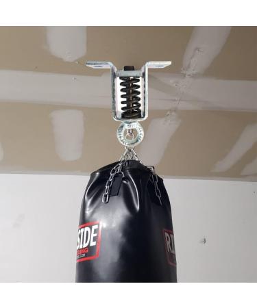 360 Rotation Heavy Punching Bag Hanger Spring Mount for Boxing MMA Muay Thai - 120-180 lbs Capacity - Buy Online on GoSupps.com