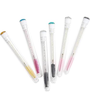 wemee 30PCS Eyelash Brush Tube Makeup Mascara Brush Replaceable Dust-Proof Eye Lash Eyebrow Brush Tube for Eyelashes Extension - Buy Online on GoSupps.com