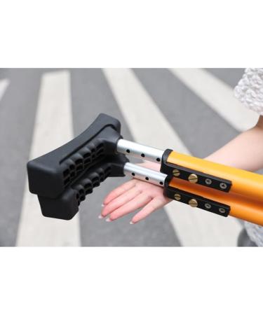 Underarm Crutches Adjustable Walking Canes for Adults Ergonomic Handle Walkers Aid for The Elderly Suitable for Height: 150-190cm/5'-6' 2'' (Color : Yellow Size : 1 count) anniversary Lucky Star Yellow 2 counts - Buy Online on GoSupps.com