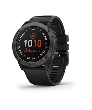 Garmin Fenix 6X Solar Titanium DLC black/grey 010-02157-21
