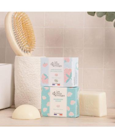 100% Natural Cotton Flower Solid Conditioner - All Hair Types - Made in France - Respect for the Scalp - Not Tested on Animals - Recyclable Packaging - LES PETITS PRODIGES - Buy Online on GoSupps.com