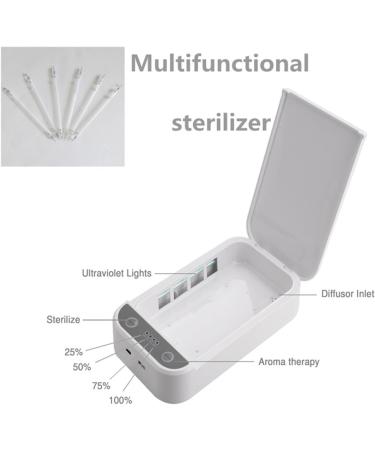 Cleaning Box Box USB Rechargeable Voice Broadcast Portable Cleaner Case with Diffuser for Glasses Jewelry Cleaning Supplies for Spa Beauty Home - Buy Online on GoSupps.com