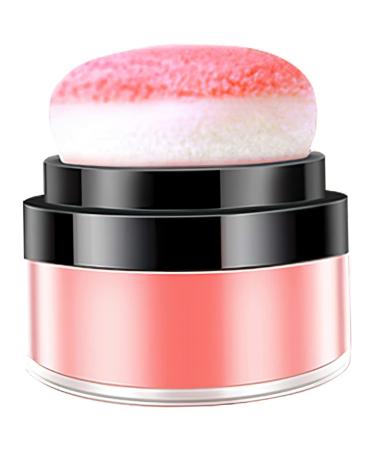 TOVINANNA Oil Control Cushion Blush Makeup Cushion Blush For Black Women Loose Powder Blush With Puff Powder Blush For Cheeks Loose Highlight Powder