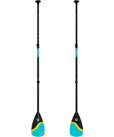 LitGreen Lightweight Stand-up Paddle Oars - 3 Section Adjustable Fiberglass SUP Paddles for Surfing - Buy Online on GoSupps.com