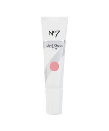 No7 Lip & Cheek Tint - Cherry Blossom - Lightweight Lip and Cheek Stain for Rosy Lips & Natural Face Blush - Multipurpose Makeup for Lips & Cheeks (10ml)