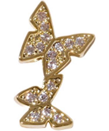 Cubic Zirconia Manicure Decor Exquisite Elegant Cubic Zirconia Eye-catching Nail Stud Nail Beauty Accessory Manicure Decor DIY Golden 1 - Buy Online on GoSupps.com