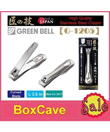 Green Bell Japanese Stainless Steel Curved Blade Nail Clipper - Made in Japan | G-1205 - Buy Online on GoSupps.com