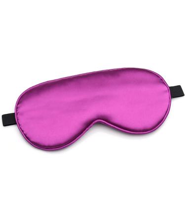 Sleep Mask for Women Men Silk Eye Mas Blindfold with Adjustable Strap Carry Pouch Earplugs Breathable&Soft Eye Cover Night Mask for Sleeping Travel Yoga Airplane (Purple) - Buy Online on GoSupps.com