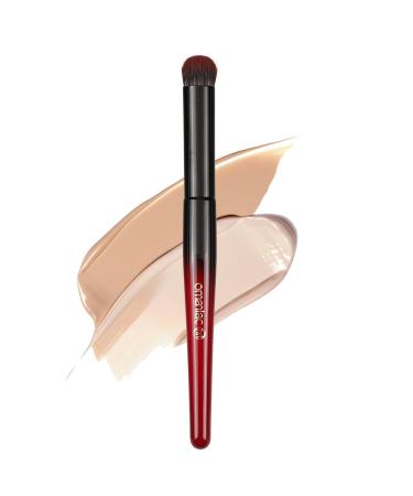 OMANIAC Concealer Brush Under Eye Concealer Nose Contour Brush for Bronzer Liquid Foundation Cream Cosmetic Press Powder Concealer Palette Blending Buffing Stippling Brush
