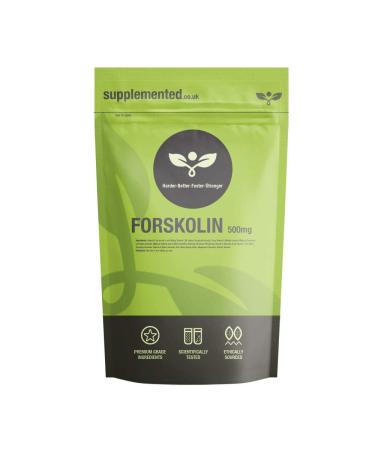 Forskolin 500mg 90 Capsules UK Made. Pharmaceutical Grade Supplement Root Extract