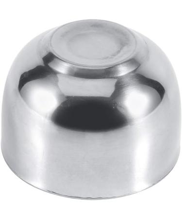 Demeras Stainless Steel Shale Cup - Durable 7x7x6 Tool for Men | Hairdresser Shaving Cream & Soap Bowl - Buy Online on GoSupps.com