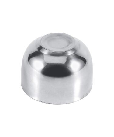 Premium Stainless Steel Men's Shaving Soap Shell - Dense Foam Razor Cup | Easy Clean Perfect for Home & Travel Accessories - Buy Online on GoSupps.com