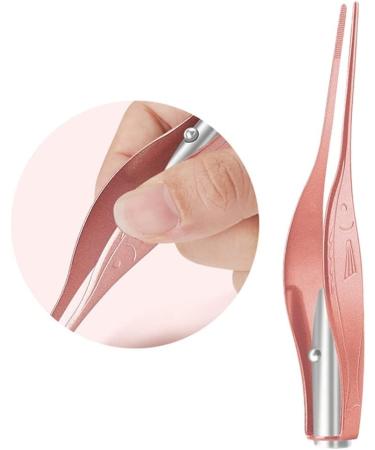 Ear Cleaner LED Flashlight Earpick Wax Removal Tweezer Luminous Kids Stainless Steel Tweezer Remover - Buy Online on GoSupps.com