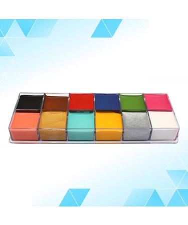 Lurrose 12 Fluorescent Body Painting Cream - Vibrant Cosmetic Pigment for Kids & Adults | International Shipping Available - Buy Online on GoSupps.com