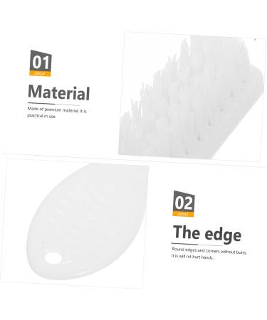 Minkissy 10 Piece Household Toothbrush Set | Cleaning Brushes & Travel Accessories - White Nylon Short Grip - Buy Online on GoSupps.com