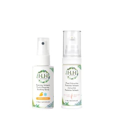 Vaginial Deodorant Spray + Intimate Firming Cream - Natural Essential Oil HH Herb&Health