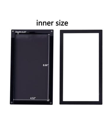 Coosei Magnetic Eyeshadow Palette - Acrylic, Waterproof, Single Layer with Clear Window - Buy Online on GoSupps.com