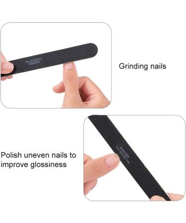 5Pcs Thick Nail Files Artificial Nail Tips File 240/240 Disposable Cuticle Remover Nail Art Styling Tool Beauty Ultrathin Double-sided Nail Art Pedicure Tools - Buy Online on GoSupps.com