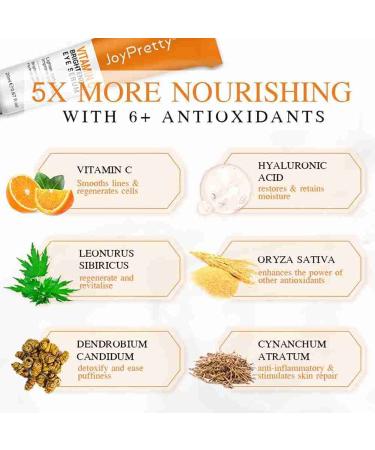 Vitamin C Eye Cream - Brighten Dark Circles Reduce Wrinkles & Tear Bags | International Shipping Available - Buy Online on GoSupps.com