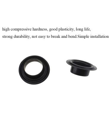 Hahiyo Grommets Eyelets 10mm Inside Diameter Carbon Steel Strong Shiny for Canvas Clothes Leather DIY Fabric Belt Purse Bag Shoe Tent Curtain Paper Projects Decoration Black 70Pcs 10mm-Black-70 Pcs 10mm-Black-70 Pcs - Buy Online on GoSupps.com
