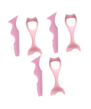 FOMIYES 6 Pcs Eyeliner Eyelash Tool Applicator Kit Eyelash Shield Applicator Eyebrow Stencils Girl Cosmetics